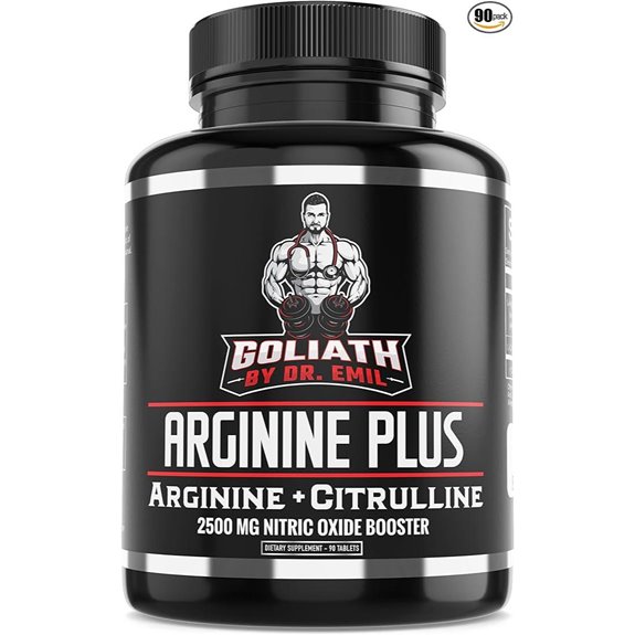 ARGinine Plus: L-Arginine L-Citrulline NO Booster