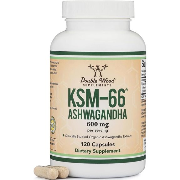 Ashwagandha KSM-66 Extract 600mg Adaptogen Supplement