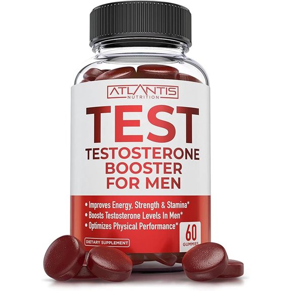 Atlantis Testosterone Booster Gummies for Men - 60 Gummies