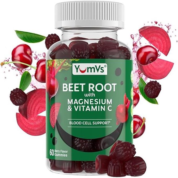 Beet Root Gummies with Magnesium and Vitamin C