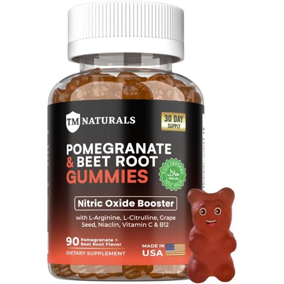 Beet Root & Pomegranate Gummies &ndash; 1000mg Nitric Boost