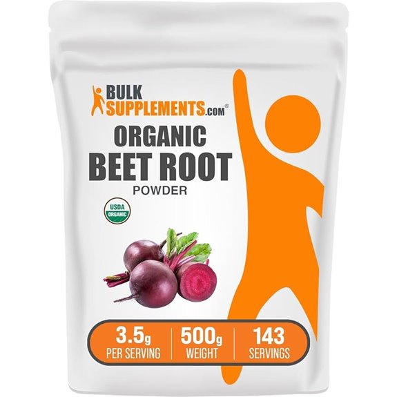 Beet Root Powder &ndash; Organic Superfood Supplement (500g)