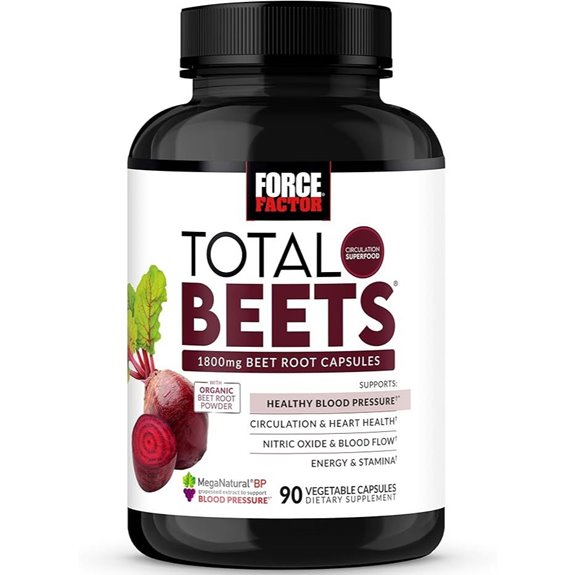 Force Factor Total Beets Beet Root Capsules (90)