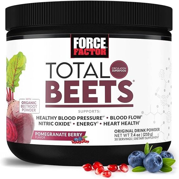 Force Factor Total Beets Superfood Drink Mix (30 Servings)