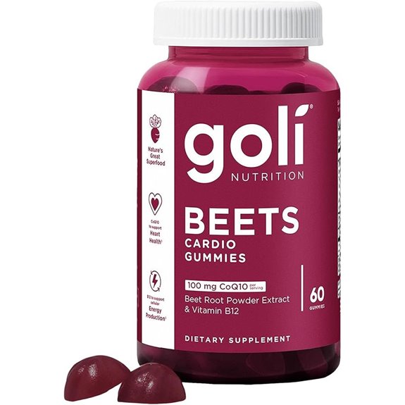 Beets Cardio Gummies with CoQ10 & B12