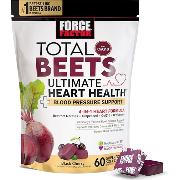 Force Factor Total Beets Heart Health Chews