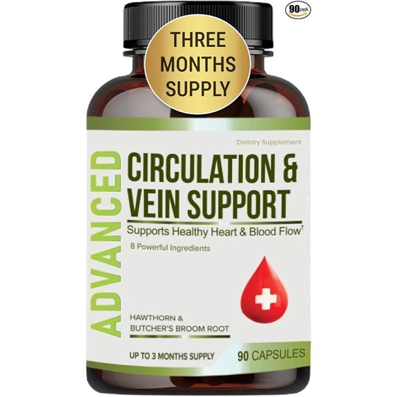 Blood Circulation Supplements: Vein Support Leg Comfort (90 Caps)