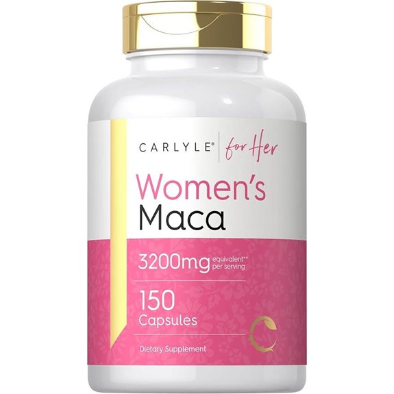 Carlyle Maca Root Capsules for Women 150 Count