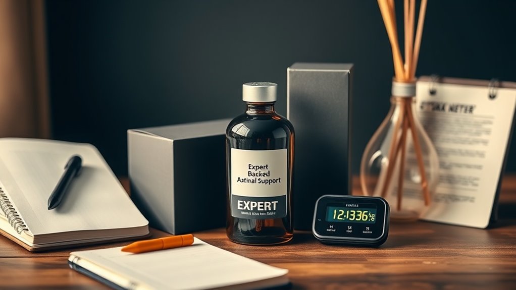 clear transparent adrenal support labeling