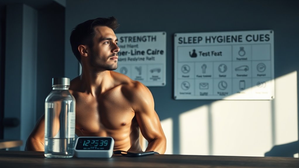 consistent sleep supports recovery routines
