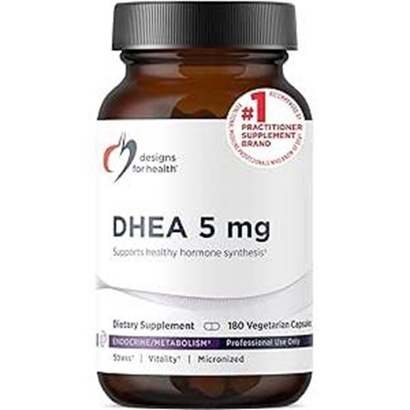 DHEA 5mg Supplement for Healthy Aging 180 Capsules