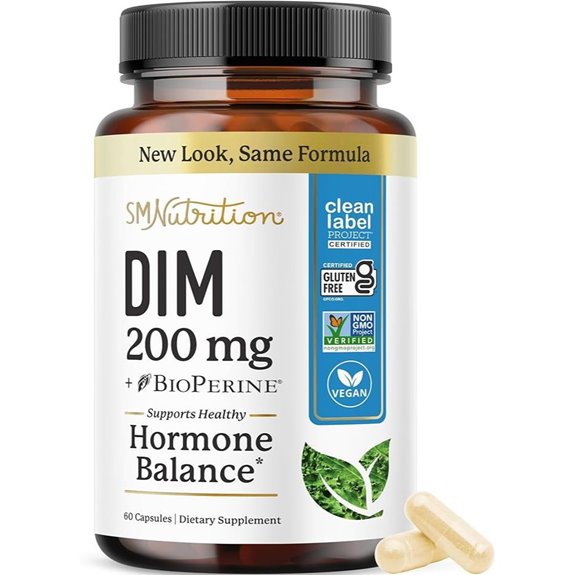 DIM Supplement 200 mg: Hormone Balance & Antioxidant Support