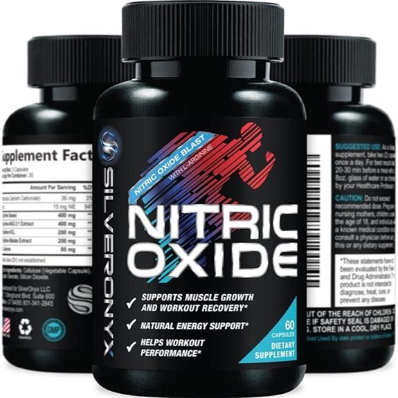 Extra Strength Nitric Oxide Supplement (3X) 60 Capsules