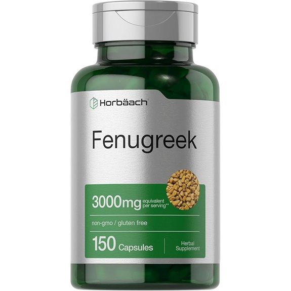 Horb&auml;ach Fenugreek Capsules 3000 mg (150)