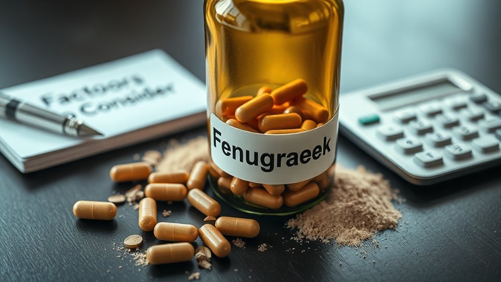 fenugreek dosage and sourcing quality