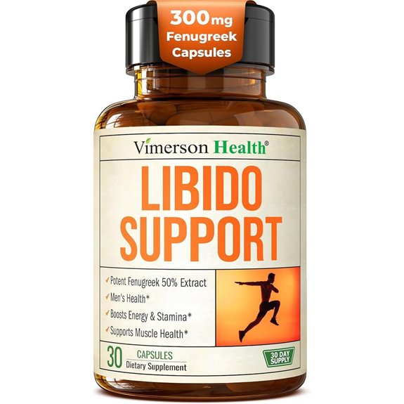 Fenugreek Libido Support Supplement with Energy Boosters