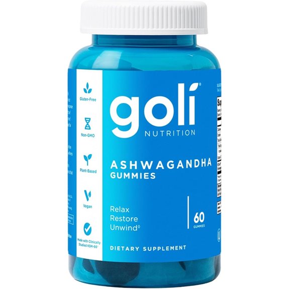 Goli Ashwagandha & Vitamin D Gummies (60)