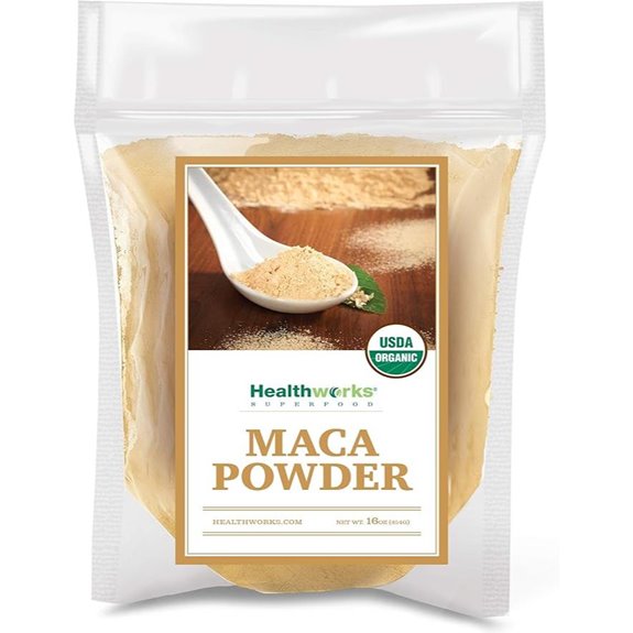 Healthworks Organic Maca Powder - 16 oz (1 lb)
