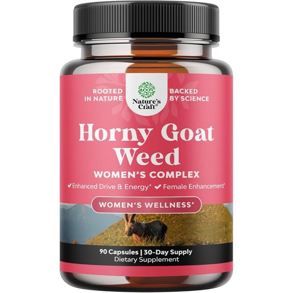 Herbal Horny Goat Weed Women&rsquo;s Wellness Supplement