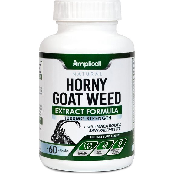 Horny Goat Weed Complex with Maca & Ginseng &ndash; 60 Capsules