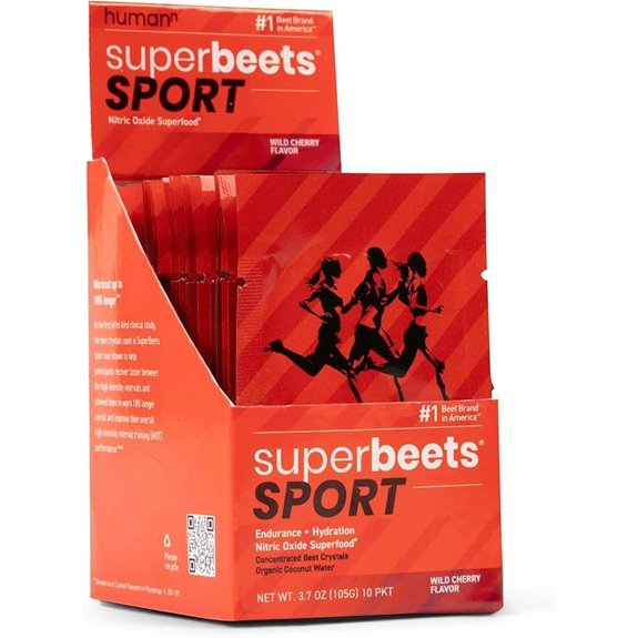 Humann SuperBeets Endurance Pre Workout&mdash;Caffeine Free 10 Pack