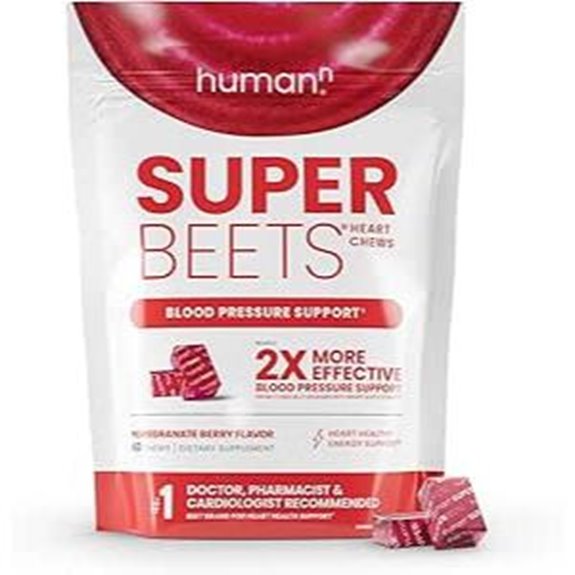 Humann SuperBeets Heart Chews&mdash;Nitric Oxide Support 60 Count