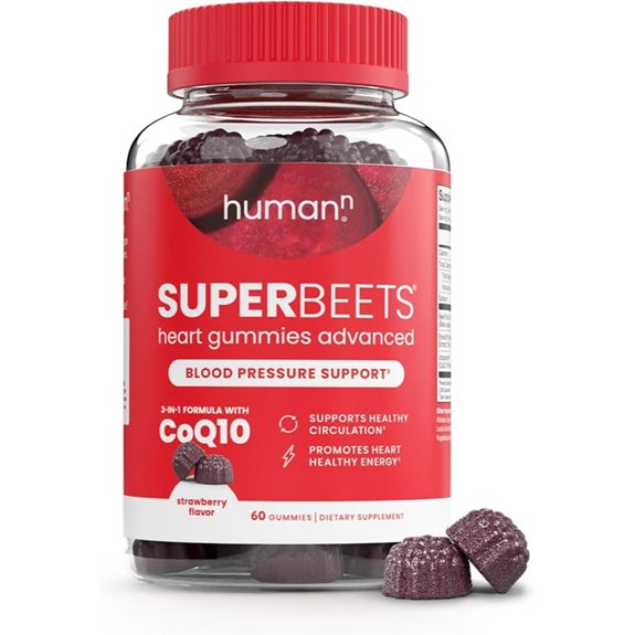 HumanN SuperBeets Heart Gummies with CoQ10 150 mg