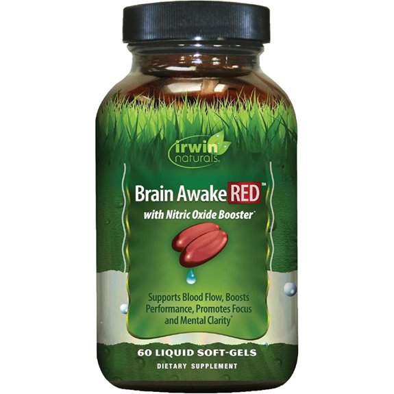 Irwin Naturals Brain Awake RED Nitric Oxide Booster