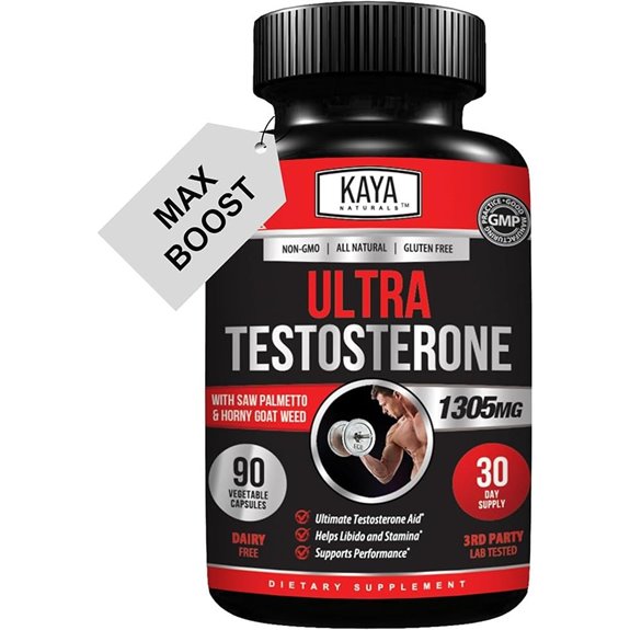 Kaya Naturals Ultra Testosterone Booster with Tongkat Ali
