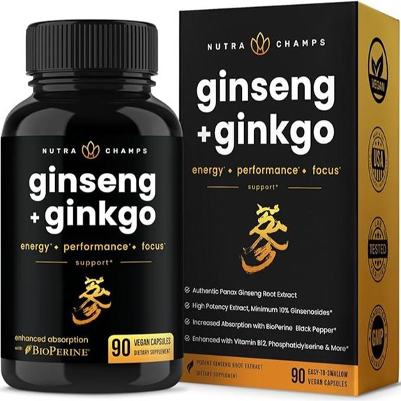 Korean Red Panax Ginseng Capsules — Extra Strength