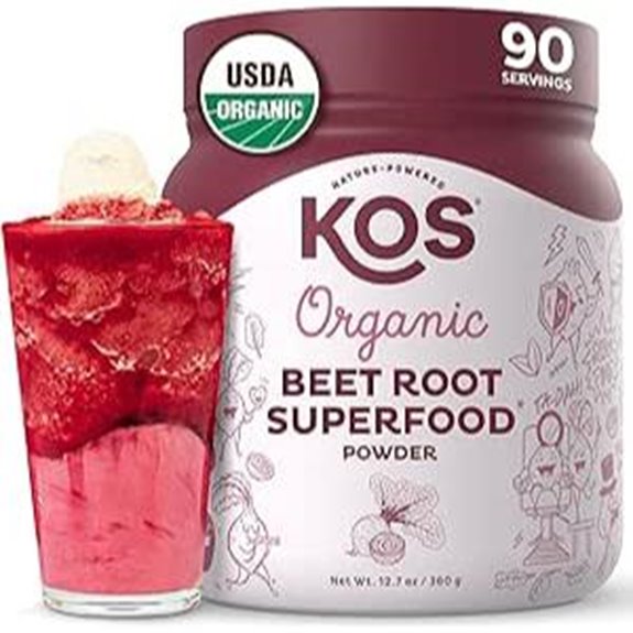 KOS Organic Beet Root Powder &ndash; Nitric Oxide Booster