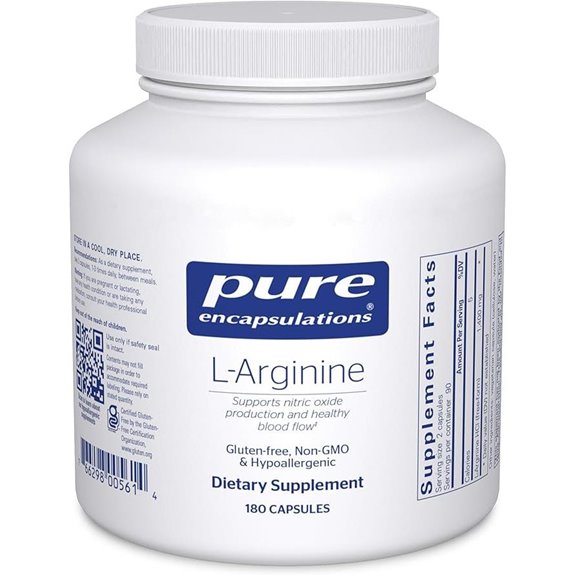 Pure Encapsulations L-Arginine 1,400 mg (180)
