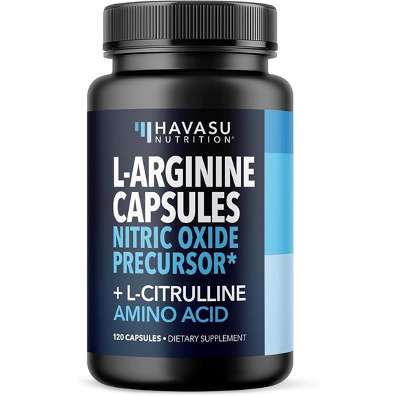 L-Arginine & L-Citrulline Nitric Oxide Capsules (120)