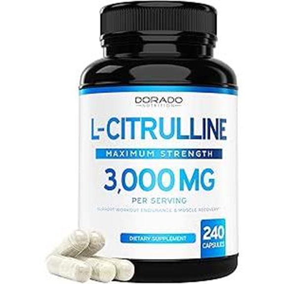 L-Citrulline 3000mg Supplement (240 Capsule)