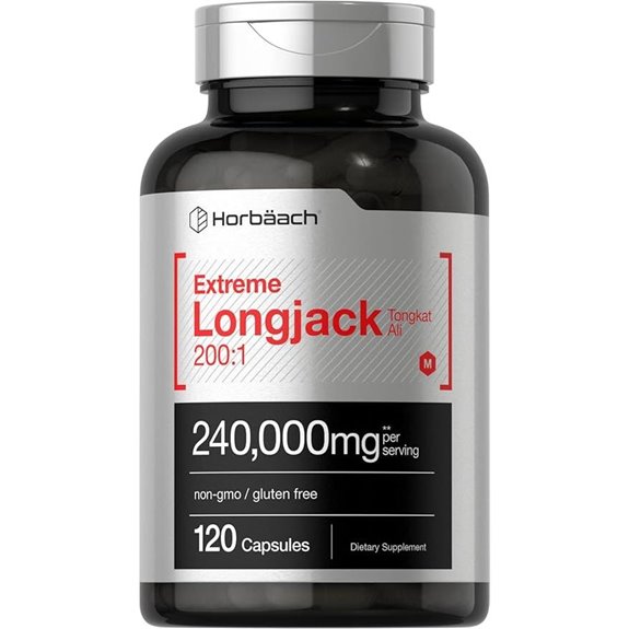 Longjack Tongkat Ali 240,000 mg – 120 Caps Non-GMO
