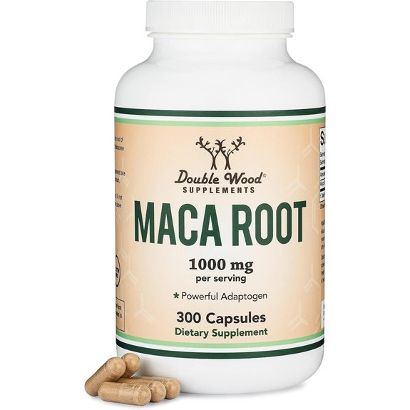 Maca Root Capsules 300 Count for Energy Performance