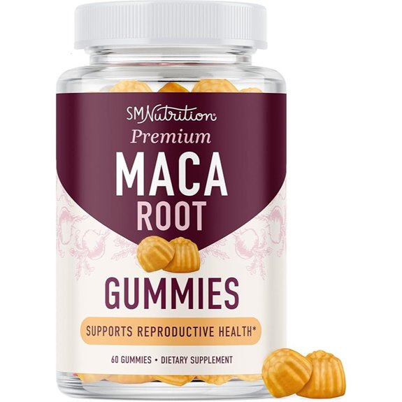 Maca Root Gummies for Energy & Hormone Balance