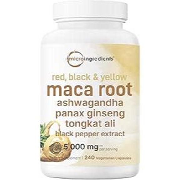 Maca Root Capsules with Ashwagandha and Ginseng