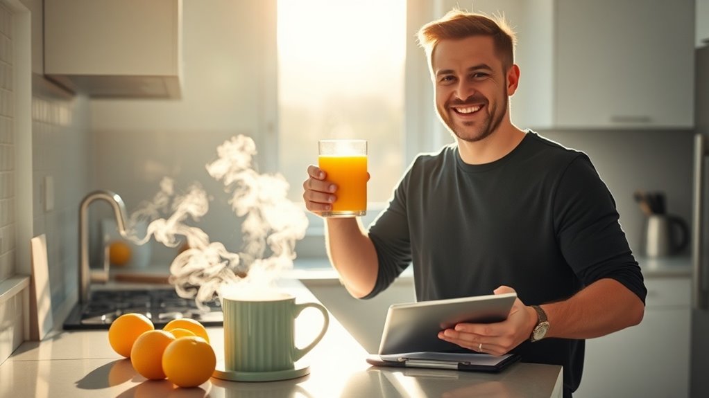 morning routines boost steady alertness