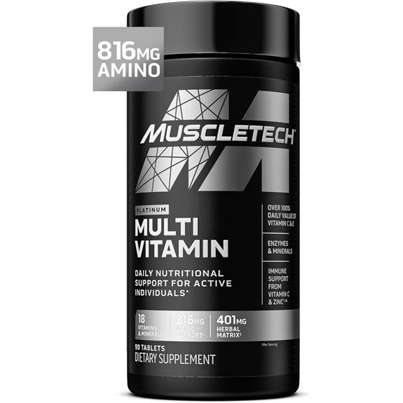 MuscleTech Platinum Multivitamin for Men & Women (90)