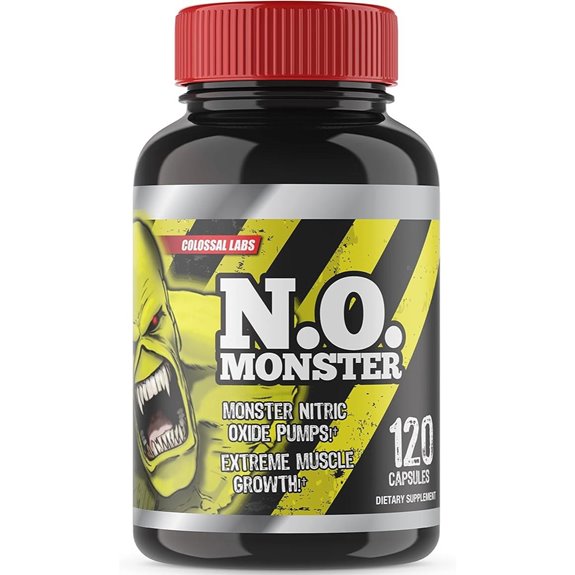 N.O. Monster Nitric Oxide Booster – 120 Capsules