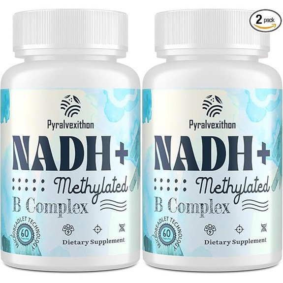NADH Supplement with Methylated B Complex (120 Veg Caps)