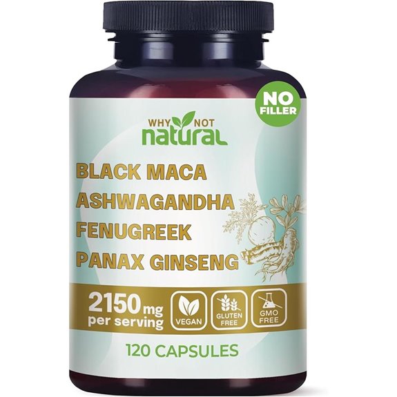 Why Not Natural 4-in-1 Organic Maca & Ginseng Capsules