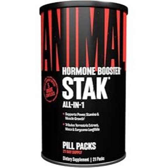 Animal Stak Natural Hormone Booster for Athletes (1 Month)