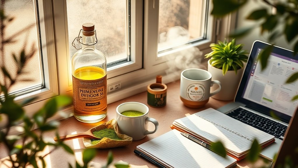 nature infused morning routine cues