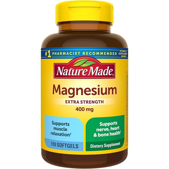 Nature Made Magnesium Oxide 400 mg Softgels (110 Day)