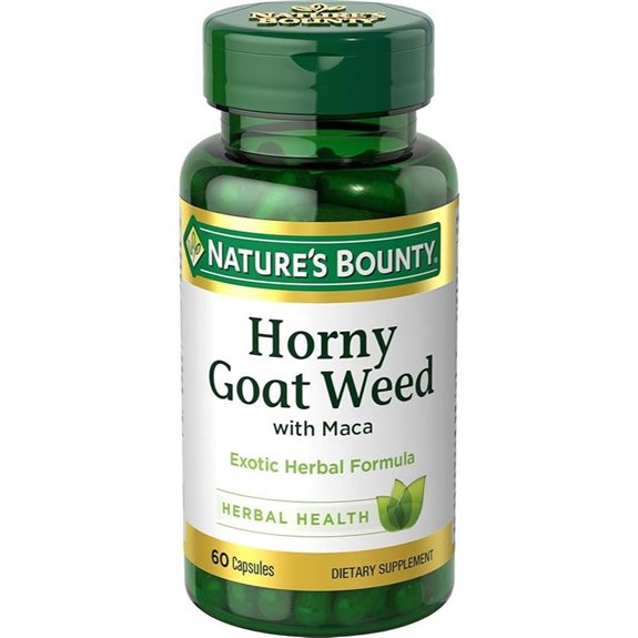 Nature&rsquo;s Bounty Horny Goat Weed with Maca (60 capsules)