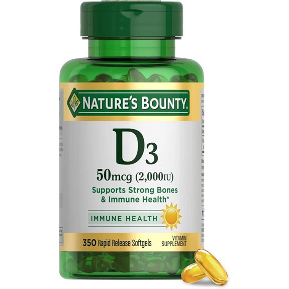 Nature’s Bounty Vitamin D3 2000 IU—Daily Health Softgels