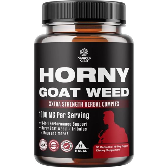 Natures Craft Horny Goat Weed Supplement (90 Caps)