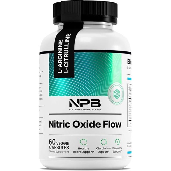 nature s pure blend nitric oxide 1500mg